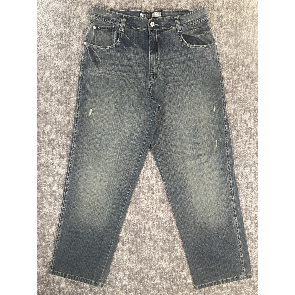 Vintage South Pole 36x31 Y2K Hip Hop Skater Hipster Streetwear Wide Legged Jeans